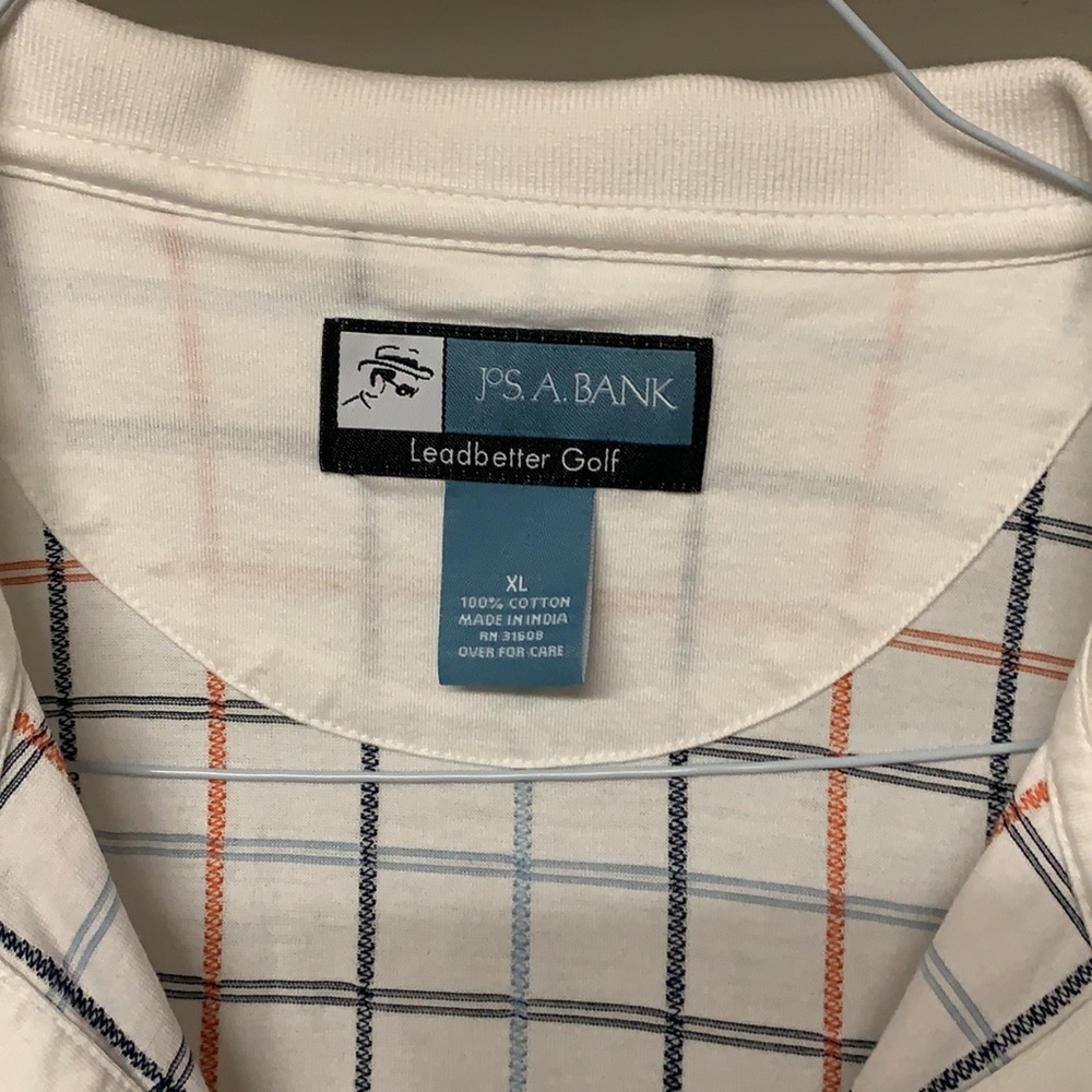 Jos A Bank Ledbetter Golf Shirt XL 100% cotton - Picture 2 of 4